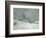 Landscape Around Honfleur, Snow, circa 1867-Claude Monet-Framed Giclee Print