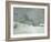 Landscape Around Honfleur, Snow, circa 1867-Claude Monet-Framed Giclee Print