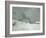 Landscape Around Honfleur, Snow, circa 1867-Claude Monet-Framed Giclee Print