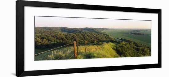 Landscape at a Hillside, Loess Hills, Iowa, USA-null-Framed Photographic Print