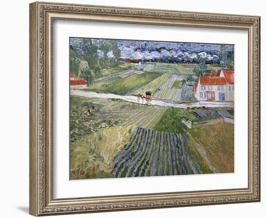 Landscape at Auvers after Rain, 1890-Vincent van Gogh-Framed Giclee Print