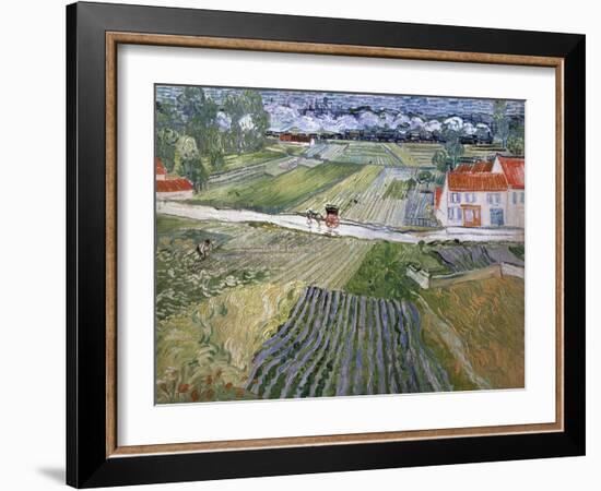 Landscape at Auvers after Rain, 1890-Vincent van Gogh-Framed Giclee Print