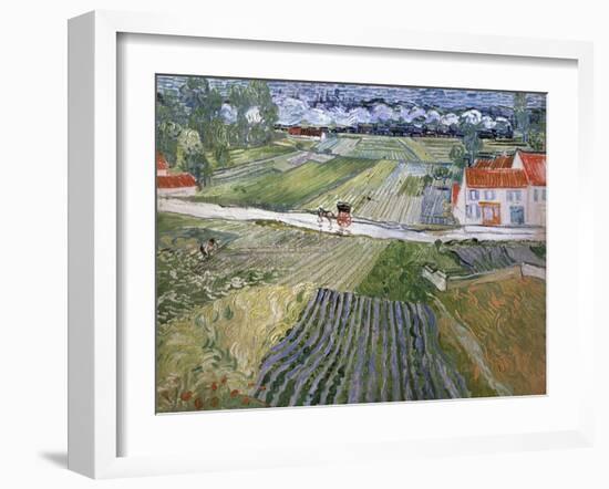 Landscape at Auvers after Rain, 1890-Vincent van Gogh-Framed Giclee Print