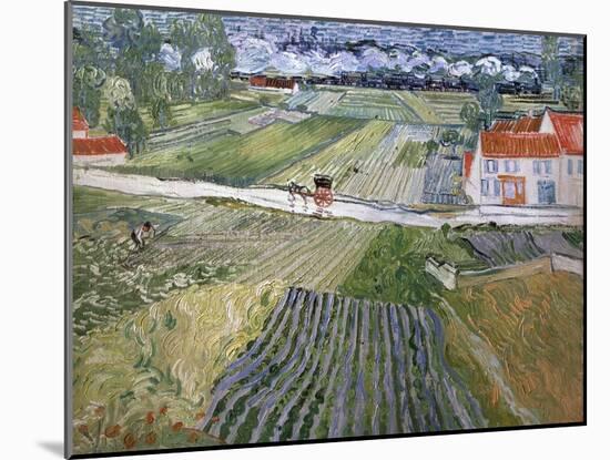 Landscape at Auvers after Rain, 1890-Vincent van Gogh-Mounted Giclee Print