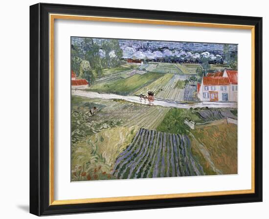 Landscape at Auvers after Rain, 1890-Vincent van Gogh-Framed Giclee Print