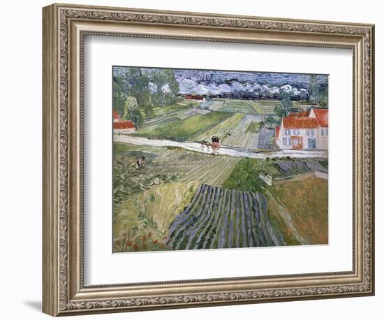 Landscape at Auvers after Rain, 1890-Vincent van Gogh-Framed Giclee Print