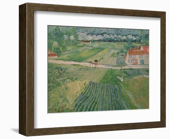 Landscape at Auvers after the Rain, c.1890-Vincent van Gogh-Framed Giclee Print