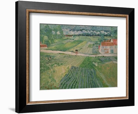 Landscape at Auvers after the Rain, c.1890-Vincent van Gogh-Framed Giclee Print