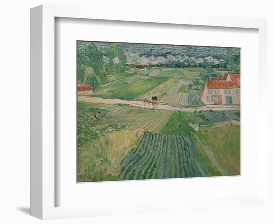 Landscape at Auvers after the Rain, c.1890-Vincent van Gogh-Framed Giclee Print