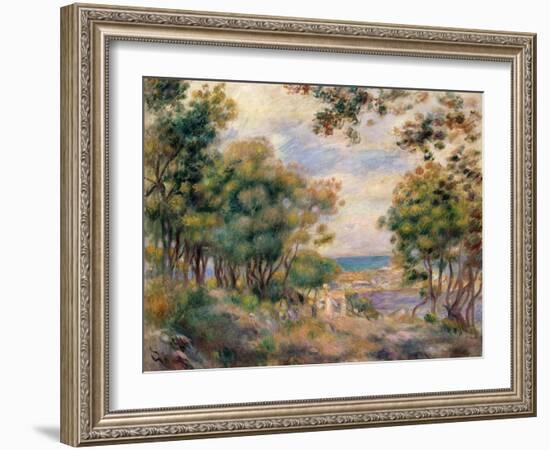 Landscape at Beaulieu, 1899-Pierre-Auguste Renoir-Framed Giclee Print