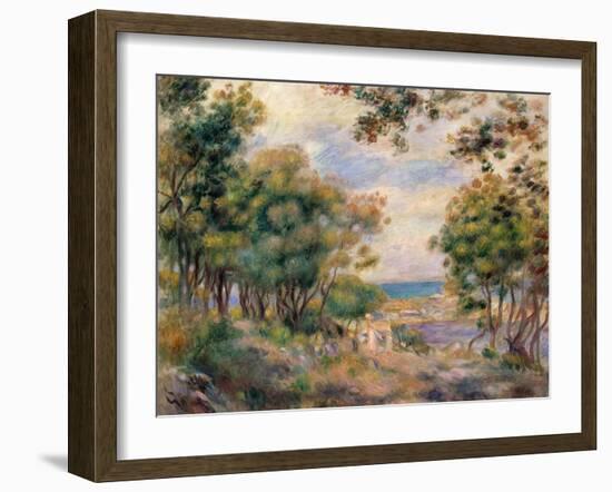 Landscape at Beaulieu, 1899-Pierre-Auguste Renoir-Framed Giclee Print