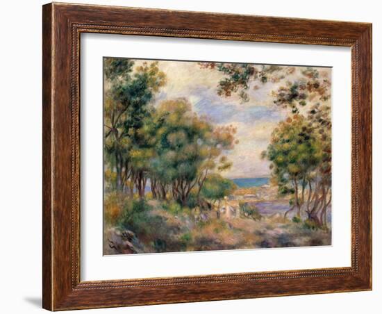 Landscape at Beaulieu, 1899-Pierre-Auguste Renoir-Framed Giclee Print