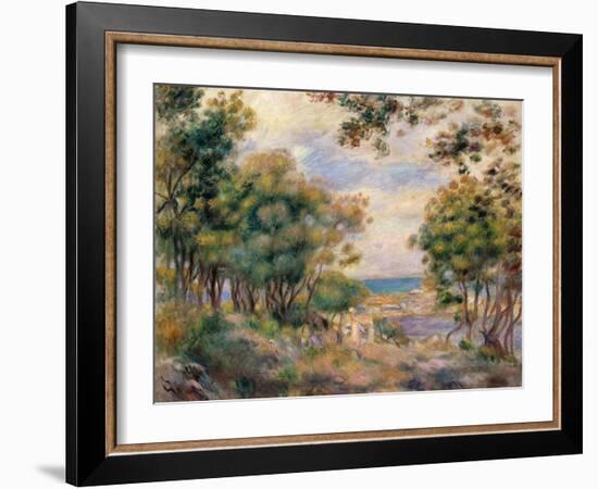 Landscape at Beaulieu, 1899-Pierre-Auguste Renoir-Framed Giclee Print