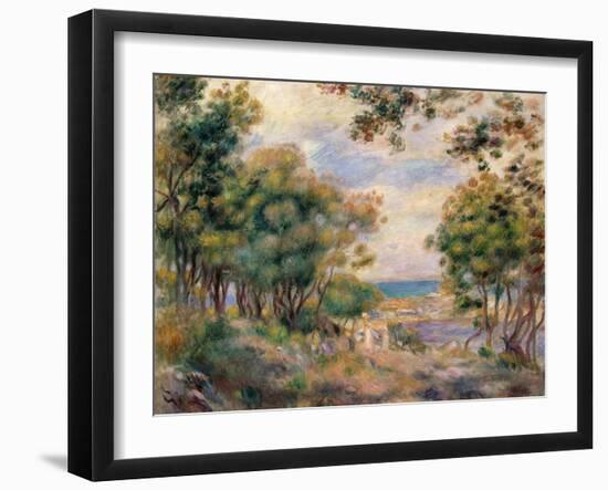 Landscape at Beaulieu, 1899-Pierre-Auguste Renoir-Framed Giclee Print