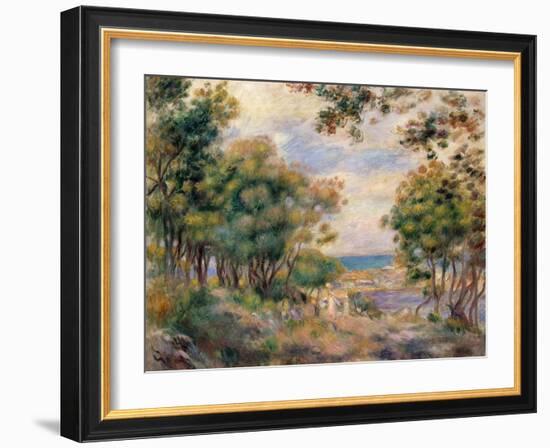 Landscape at Beaulieu, 1899-Pierre-Auguste Renoir-Framed Giclee Print