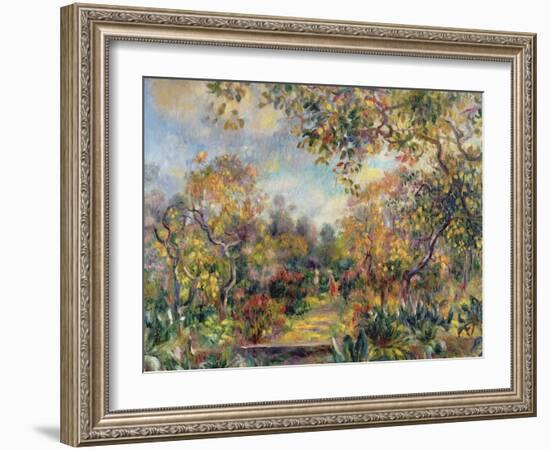 Landscape at Beaulieu, c.1893-Pierre-Auguste Renoir-Framed Giclee Print