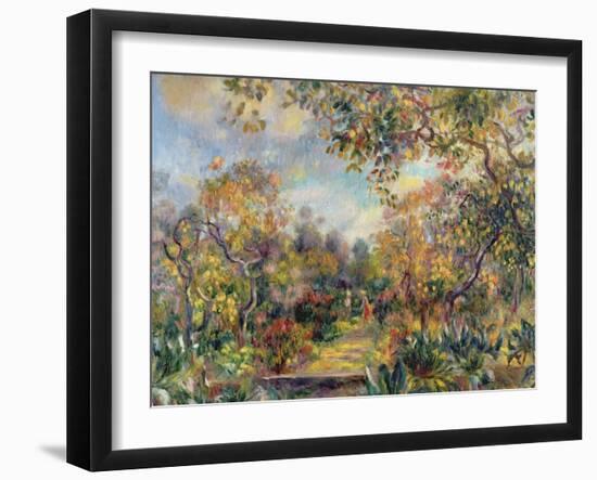 Landscape at Beaulieu, c.1893-Pierre-Auguste Renoir-Framed Giclee Print