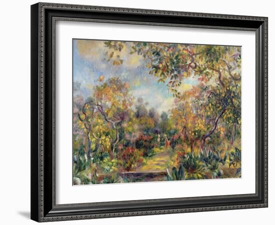 Landscape at Beaulieu, c.1893-Pierre-Auguste Renoir-Framed Giclee Print