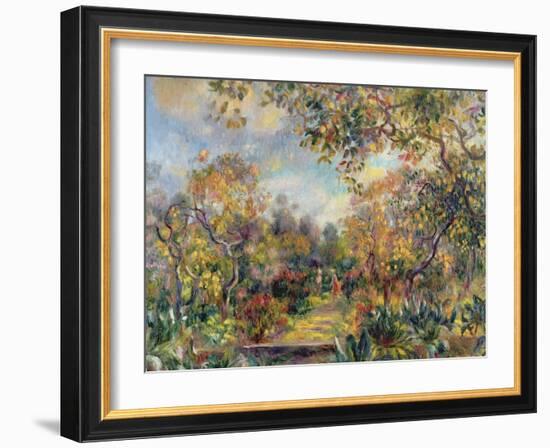 Landscape at Beaulieu, c.1893-Pierre-Auguste Renoir-Framed Giclee Print