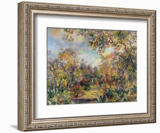 Landscape at Beaulieu, c.1893-Pierre-Auguste Renoir-Framed Giclee Print