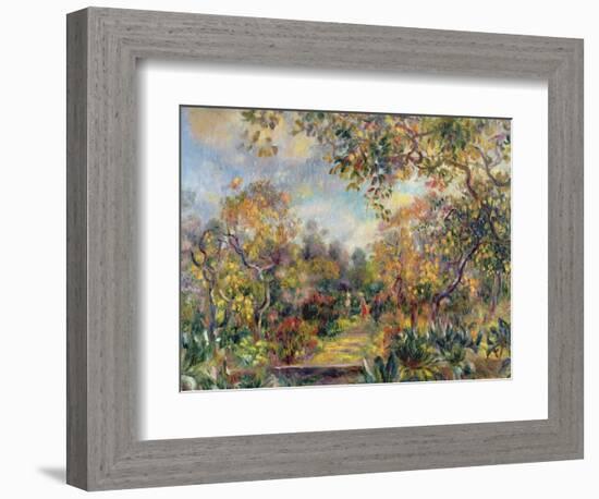 Landscape at Beaulieu, c.1893-Pierre-Auguste Renoir-Framed Giclee Print