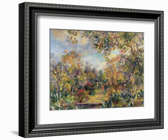 Landscape at Beaulieu, c.1893-Pierre-Auguste Renoir-Framed Giclee Print