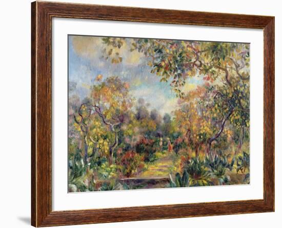 Landscape at Beaulieu, c.1893-Pierre-Auguste Renoir-Framed Giclee Print