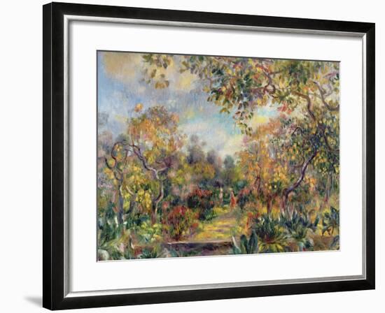 Landscape at Beaulieu, c.1893-Pierre-Auguste Renoir-Framed Giclee Print