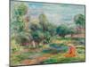 Landscape at Cagnes, C. 1907-1908-Pierre-Auguste Renoir-Mounted Giclee Print