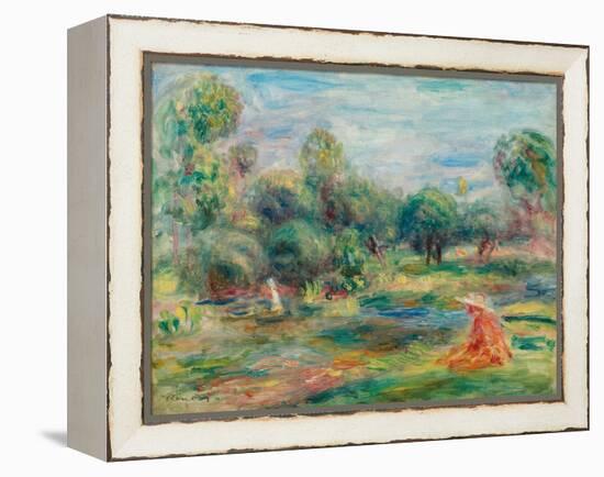 Landscape at Cagnes, C. 1907-1908-Pierre-Auguste Renoir-Framed Premier Image Canvas