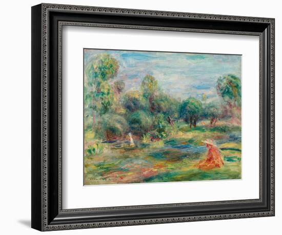 Landscape at Cagnes, C. 1907-1908-Pierre-Auguste Renoir-Framed Giclee Print