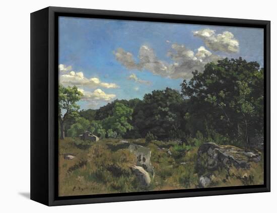 Landscape at Chailly, 1865-Jean Frederic Bazille-Framed Premier Image Canvas