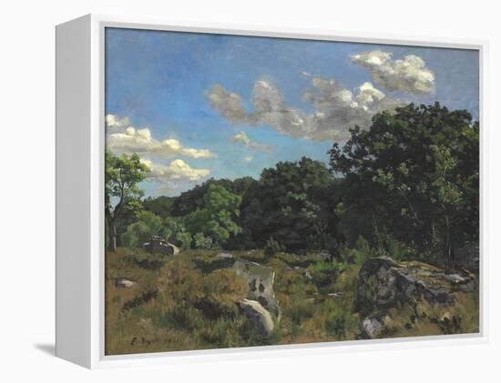 Landscape at Chailly, 1865-Jean Frederic Bazille-Framed Premier Image Canvas