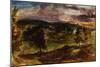 Landscape at Champrosay-Eugene Delacroix-Mounted Giclee Print