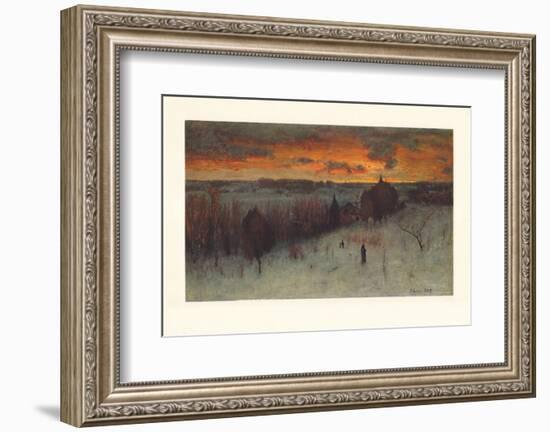 Landscape at Dawn-George Inness-Framed Collectable Print