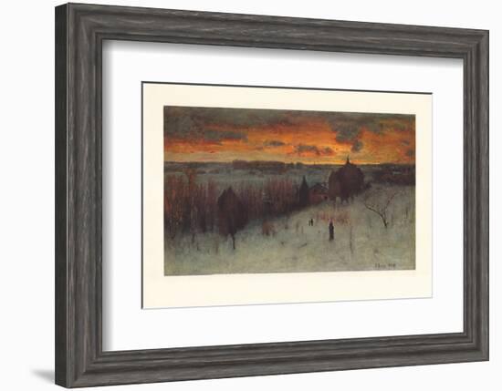 Landscape at Dawn-George Inness-Framed Collectable Print