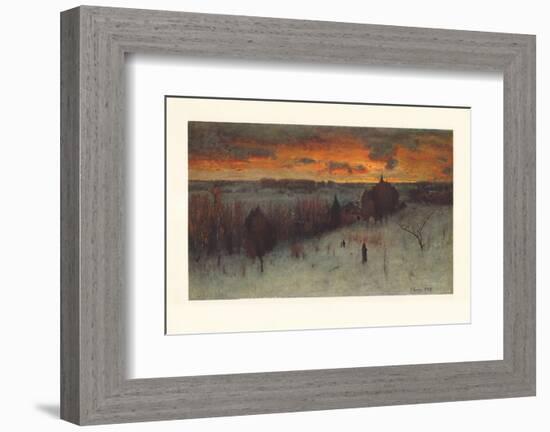 Landscape at Dawn-George Inness-Framed Collectable Print