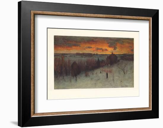 Landscape at Dawn-George Inness-Framed Collectable Print