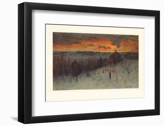 Landscape at Dawn-George Inness-Framed Collectable Print