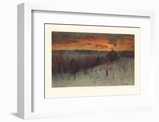 Landscape at Dawn-George Inness-Framed Collectable Print