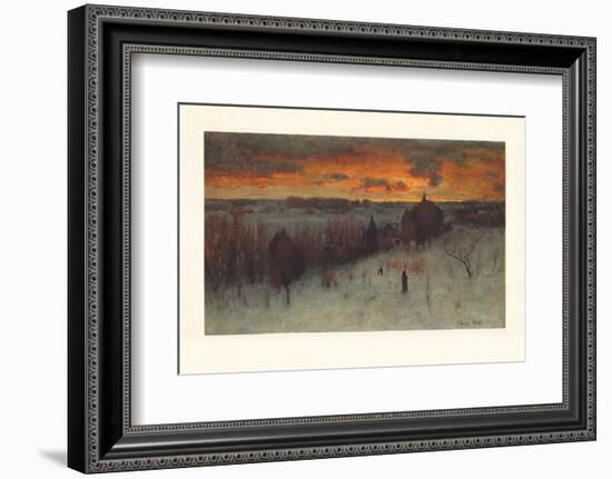 Landscape at Dawn-George Inness-Framed Collectable Print