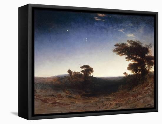 Landscape at Dusk-John Martin-Framed Premier Image Canvas