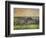 Landscape at Eragny: Church and Farm, 1895-Camille Pissarro-Framed Giclee Print