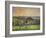 Landscape at Eragny: Church and Farm, 1895-Camille Pissarro-Framed Giclee Print