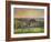 Landscape at Eragny: Church and Farm, 1895-Camille Pissarro-Framed Giclee Print