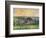 Landscape at Eragny with Church and Farm-Camille Pissarro-Framed Art Print