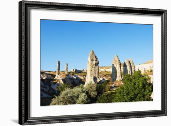Landscape at Goreme, Goreme, Cappadocia, Anatolia, Turkey-Christian Kober-Framed Photographic Print