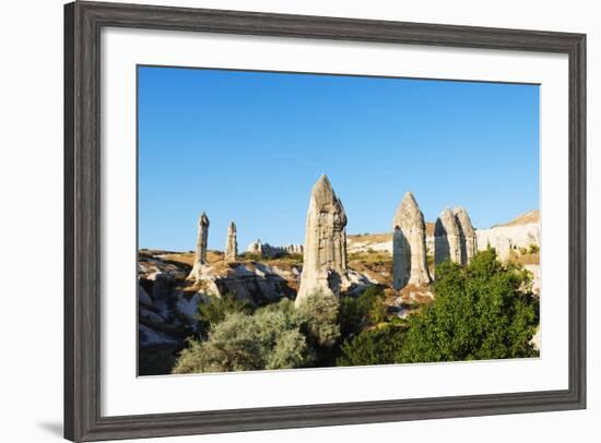 Landscape at Goreme, Goreme, Cappadocia, Anatolia, Turkey-Christian Kober-Framed Photographic Print