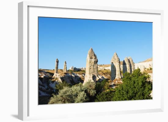 Landscape at Goreme, Goreme, Cappadocia, Anatolia, Turkey-Christian Kober-Framed Photographic Print