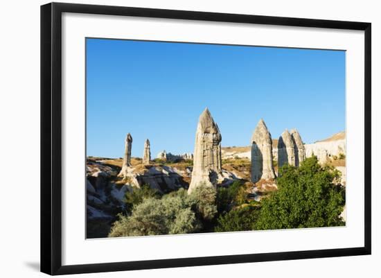 Landscape at Goreme, Goreme, Cappadocia, Anatolia, Turkey-Christian Kober-Framed Photographic Print